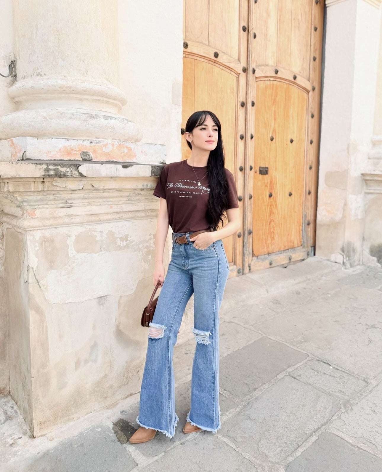 El tiempo del universo. Blusa de algodón tipo T-shirt especial.