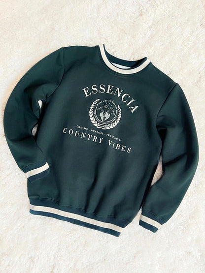 Country Vibes , suéter tipo Hoodie Overzice