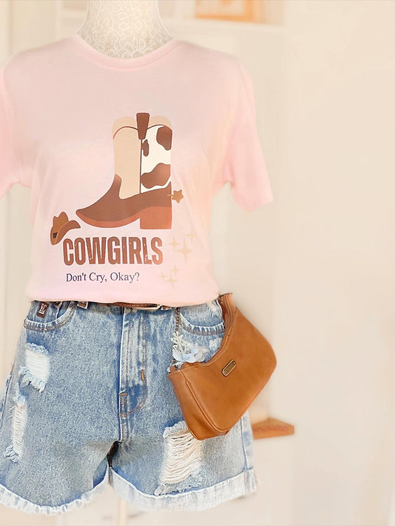 Cowgirls don’t cry, T-shirt