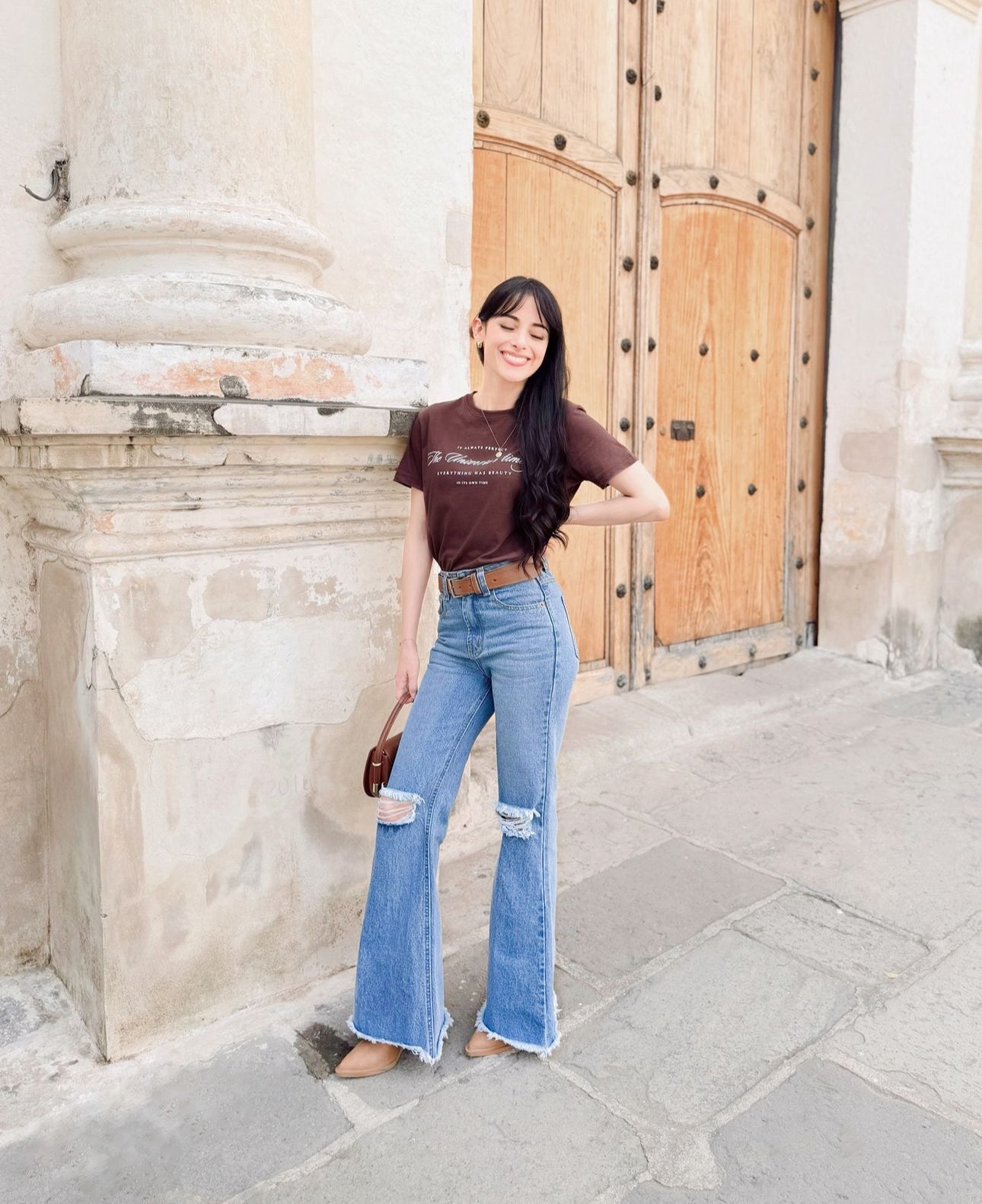 El tiempo del universo. Blusa de algodón tipo T-shirt especial.